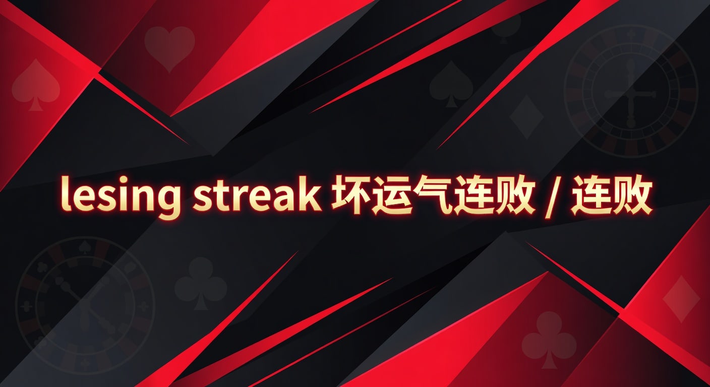 losing streak坏运气连败：体育博彩避坑全攻略