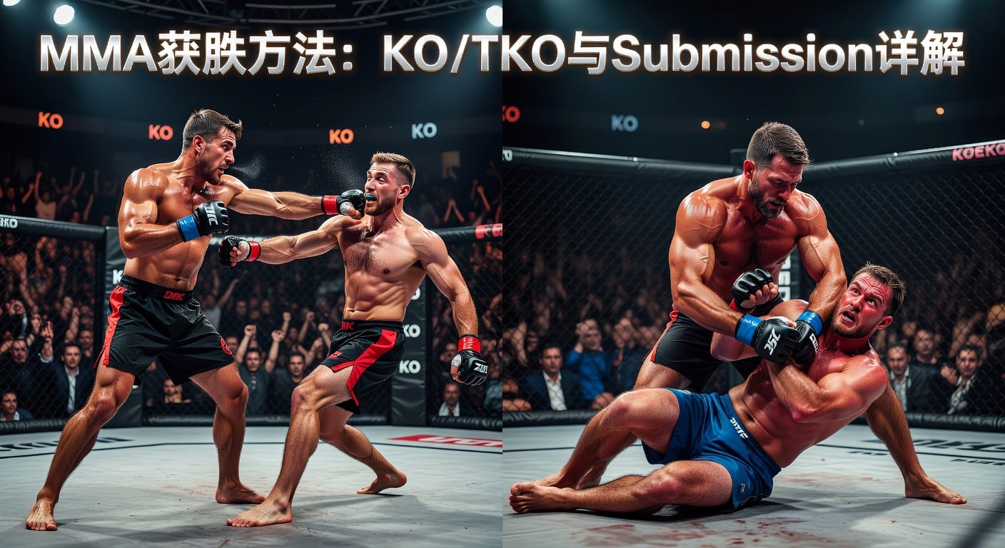 MMA方法：KO/TKO vs Submission获胜分析