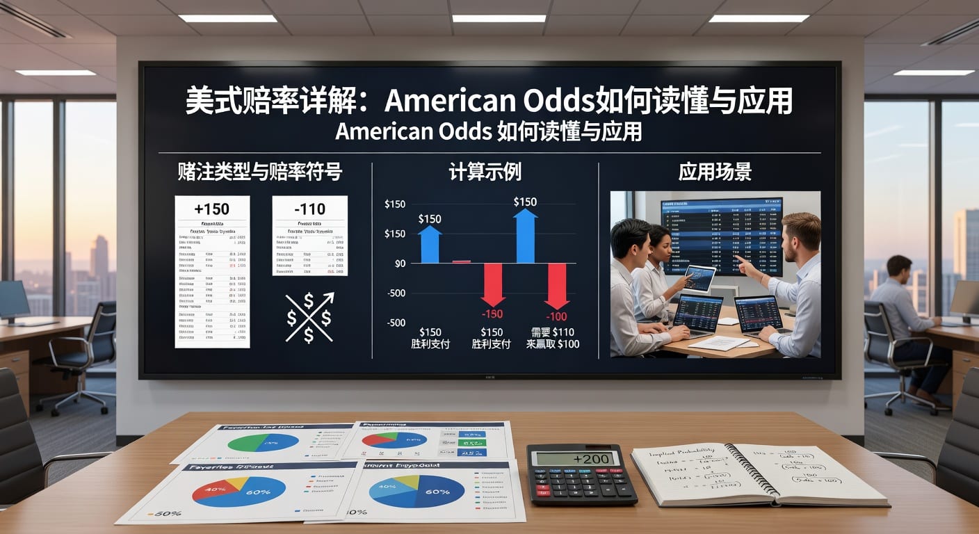 美式赔率 American Odds 详解：计算转换与避坑指南