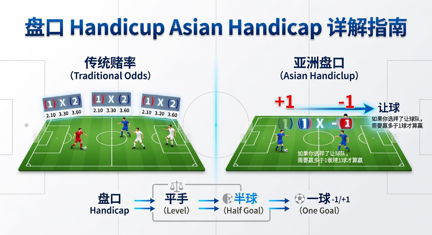 亚洲盘 Asian Handicap 详解：投注技巧与避坑指南