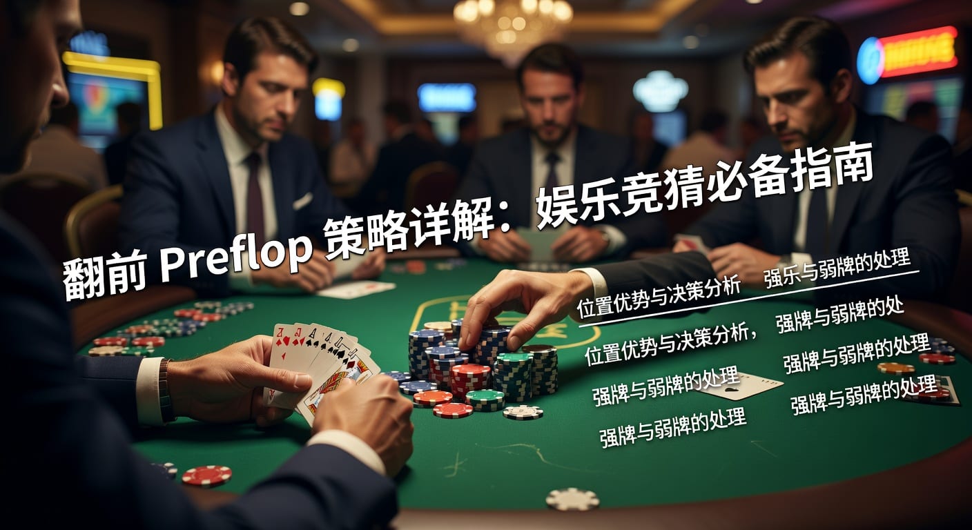 翻前 Preflop 策略详解：德州扑克博彩高手必备
