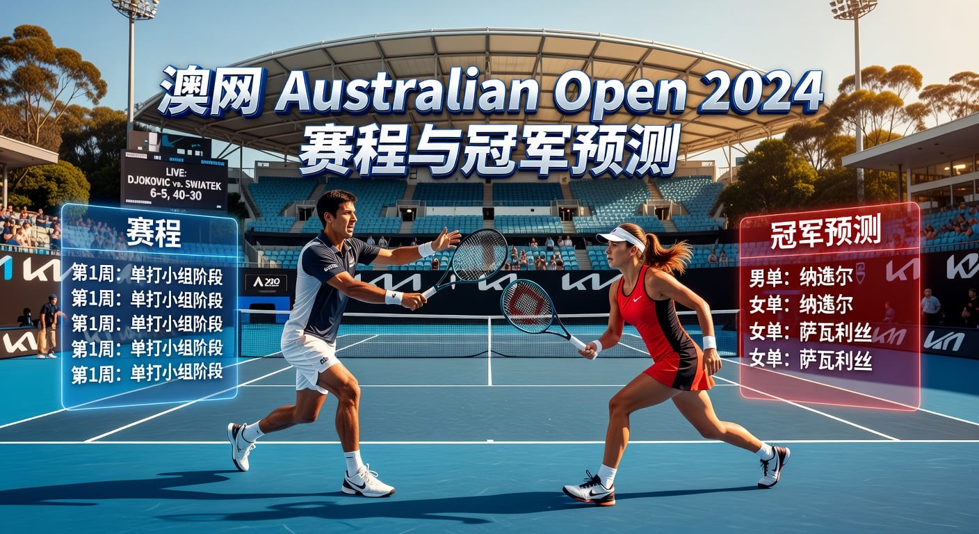 2026澳网 Australian Open 赛程赔率预测投注指南