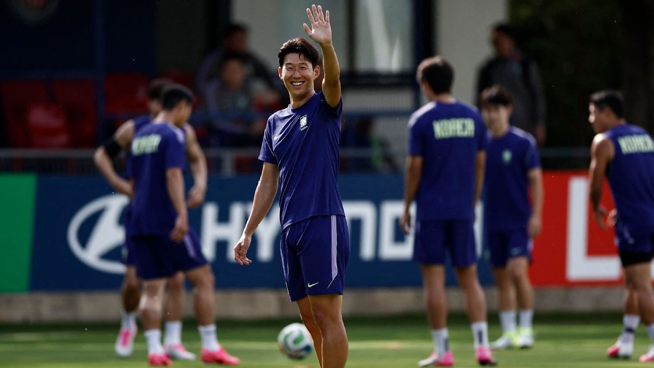 孙兴慜迎来第四届世界杯：韩国队长仍像少年般雀跃