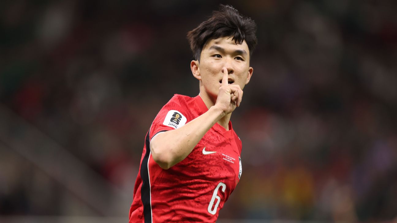 韩国队世界杯强势反弹 2-1逆转捷克迎开门红
